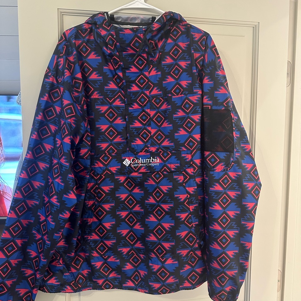 Columbia Patterned Windbreaker Jacket - image 1